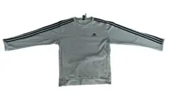 adidas グレー トレーナー Lサイズ