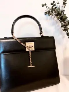 美品 CELINE マンテル ブラックケリー vintage オールドセリーヌ