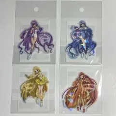 かれん ノエル ココ 沙羅 ぴちぴちピッチ ホログラムクリアステッカー