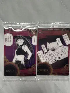 FULLMETAL ALCHEMIST ENVY GREED カードセット