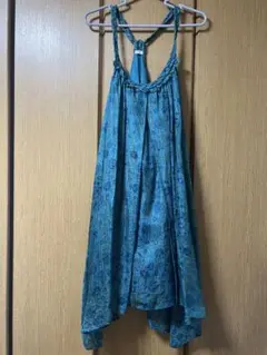 navasana ナバアサナ 花柄ワンピース キャミワンピース シルク