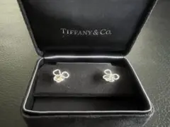 Tiffanyu0026co ペーパーフラワーダイヤモンドpt950ピアス