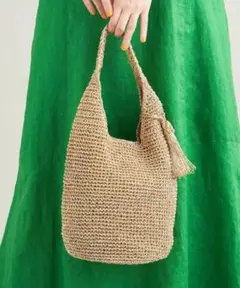 BY コードタッセル ワンハンドル ショルダーバッグ ¥9,680