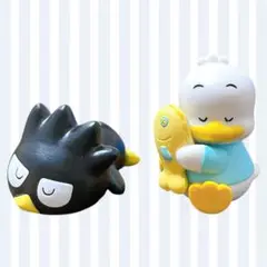 はぴだんぶい　すやすやフィギア　あひるのペックル　バッドばつ丸