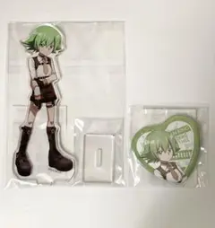 シャーマンキング　リゼルグ　アクスタ　ハート缶バッジ　セット　ふんばりくじ　新品