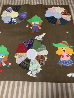 87才母の作品　パッチワークキルト