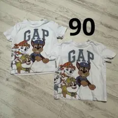 パウパトロール GAP Tシャツ 90cm 双子