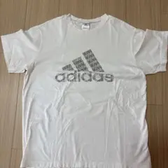 adidas ホワイト Tシャツ L、スポーツ シャツ