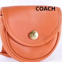 オールドコーチ COACH ポシェット ミニバッグ ブラウン ゴールド 未使用
