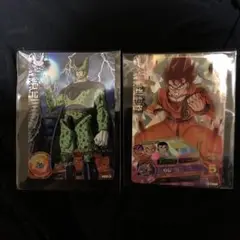 ドラゴンボールヒーローズ　　孫悟空とセルカード　カメハメハ