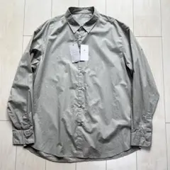 新品 グリーンレーベルリラクシング CM JPNポプリン ラウンドシャツ L