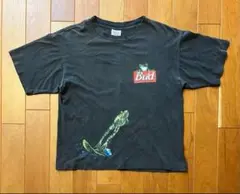バドワイザー　Tシャツ フェード　短丈　ボックスシルエット
