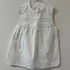 コットンレース　タンクトップ