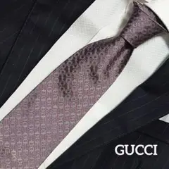 【ほぼ未使用】GUCCI ホースビット柄 ネクタイ