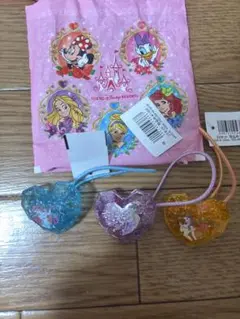 ディズニープリンセス ヘアゴムセット アリエル•ベル•ラプンツェル 子供用