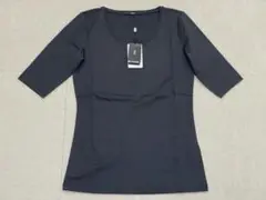 (K04572) 新品 HUGO BOSS ナイロン ストレッチ七分袖カットソー
