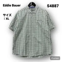 【即購入OK】Eddie Bauer 半袖シャツ サイズXL チェック