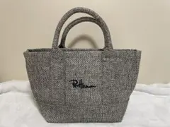 ロンハーマン　ロゴ刺繍　トートバッグ　グレー　新品未使用