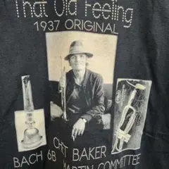 CHET BAKER　チェットベイカー Tシャツ　S ブラック　ANVIL