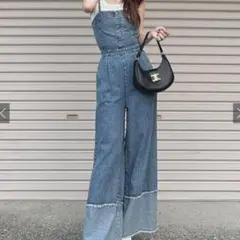 GRL デニムオールインワン