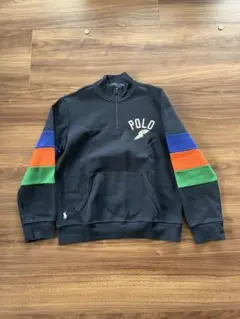 Polo ハーフジップスウェット ネイビー