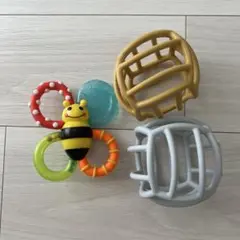sassy 歯固めラトル　macaron baby オーボール