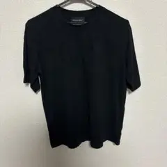 ロシア古着 半袖Tシャツ 無地 袖ワンポイント