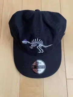 NEW ERA 9TWENTY ブラックキャップ YOUTH ニューエラ　恐竜
