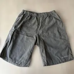 【美品】モンベル　ナイロンハーフパンツ　150cm カーキ