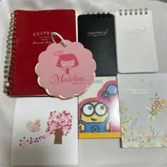 スパイラルノートセット 6冊