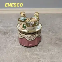 ENESCO セキグチ　 ネズミティーカップ 　オルゴール　アンティーク