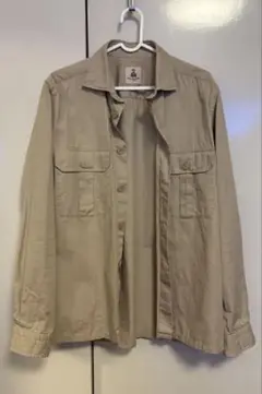 【美品】GUY ROVER ミリタリーシャツジャケット L ベージュ