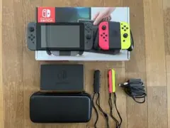 Nintendo Switch 本体 グレー/ネオンピンク/ネオンイエロー