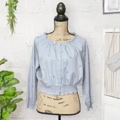 良品★マジェスティックレゴン【M】トップス カットソー シャツ 花柄 フリル