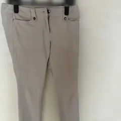 自由区 ベージュ パンツ 38