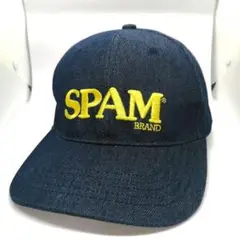 SPAM スパム キャップ 帽子 デニム生地 沖縄旅行