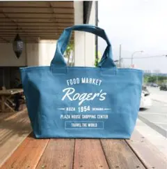 完売品 roger's food market バック ブルー