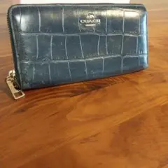 COACH 長財布 黒 レザー