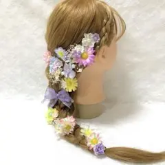ラプンツェル花ピン2 0829