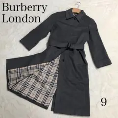 【美品】Burberry London バーバリーロンドン ステンカラー ベルト