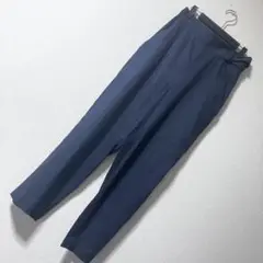 IENA 麻混パンツ　ティーパードゆるふわ　4ポケット　ウエストサイドベルト