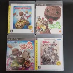 リトルビッグプラネット1,2,3 戦場のヴァルキュリア PS3 ソフト セット