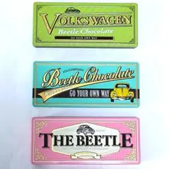 モロゾフ　ビートルチョコレート空缶　3個まとめ売り