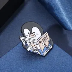 ラペルピン ブローチ ピンズ ピンバッジ かわいい お洒落 ペンギン