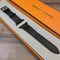 【美品】apple watch HERMES レザー ブラック 40mm 290