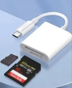 USB Type-C メモリーカード変換アダプター