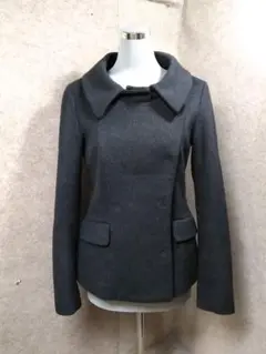 セオリー レディース ジャケット ショートコート P グレー y3880j