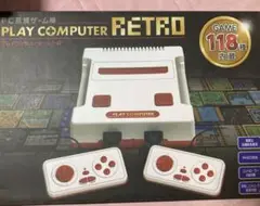 新品未使用　PLAY COMPUTER RETRO 本体 コントローラー2個付き