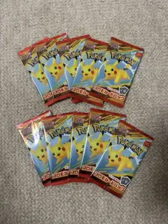 マック ハッピーセットのポケモンカード プロモカードパック 未開封　10パック