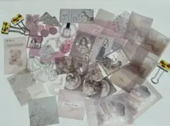 ✨️お得✨️ピンク系ステッカー大量セット！透明袋入り即購入⭕️早い者勝ち！